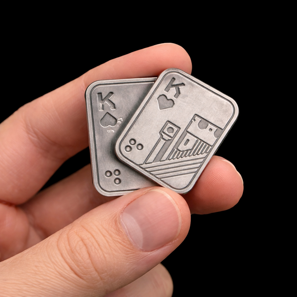 Zenvex™ Metal Magnetic Slider Playing Card Fidget