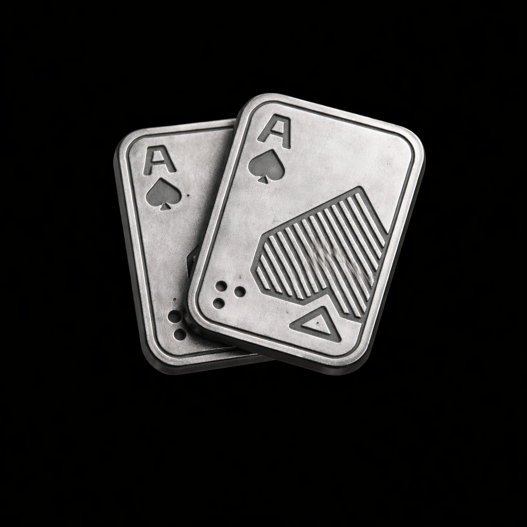 Zenvex™ Metal Magnetic Slider Playing Card Fidget