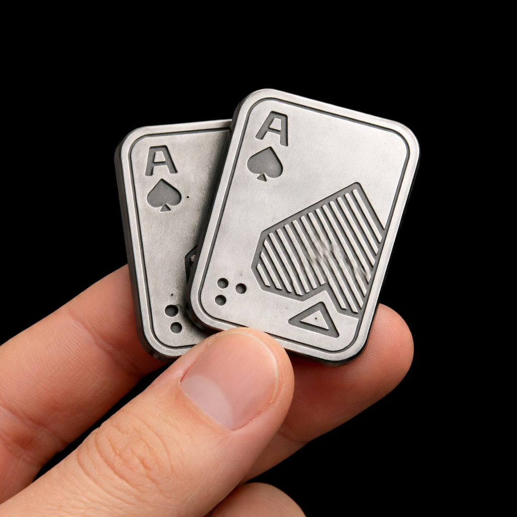 Zenvex™ Metal Magnetic Slider Playing Card Fidget